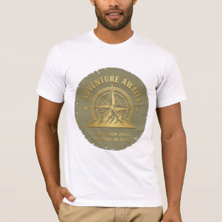 Camiseta Compass Mountain Outdoor Tee Great for 2025 Glowin