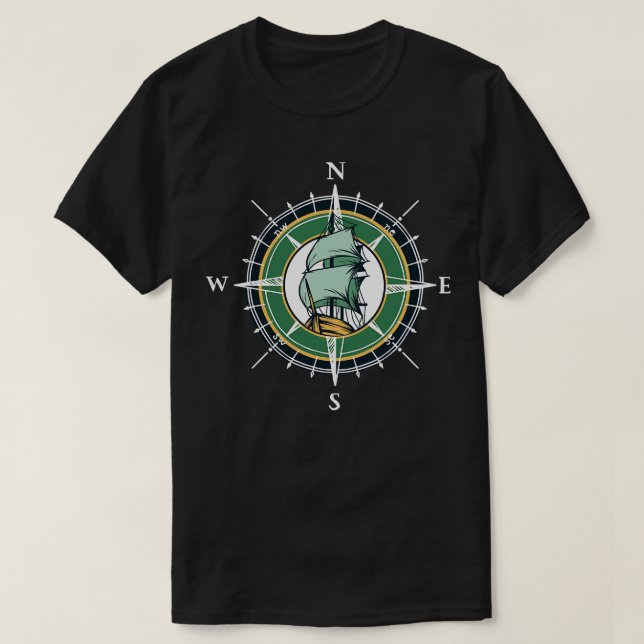 Camiseta Compass Náutico (Frente do Design)