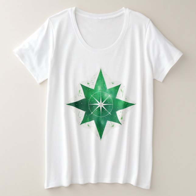 Camiseta "Compass Rose Adventure Tee" (Frente do Design)
