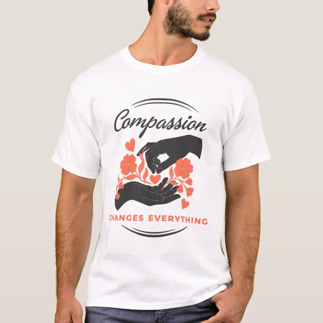 Camiseta Compassion Changes Everything Inspirational (Frente)