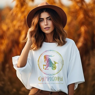 Camiseta Compatibilidade de Capricórnio Projetada