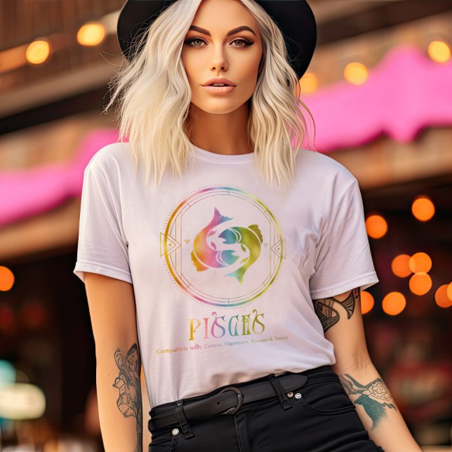 Camiseta Compatibilidade de peixes Projetada (Criador carregado)