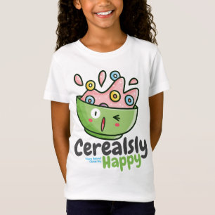 Camiseta Compatível com Cereais Personalizável
