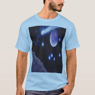Camiseta Competência através do céu em uma t-camisa