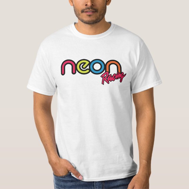 Camiseta Competência de néon (Frente)