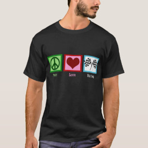 Camiseta Competência do amor da paz auto
