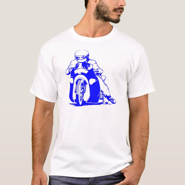 Camiseta Competência do arrasto da motocicleta (Frente)