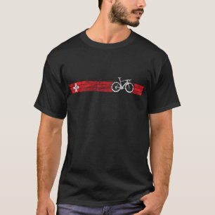 Camiseta Competência suíça da bicicleta do CH da suiça 