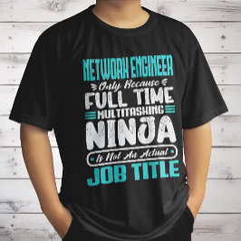 Camiseta Competências de Profissão de Cargo de Engenheiro d