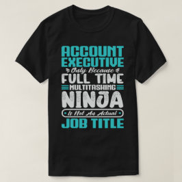 Camiseta Competências de Profissão de Cargo Executivo de Co
