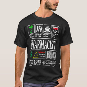 Camiseta Competências Farmacêuticas Incluem Resolução de Pr