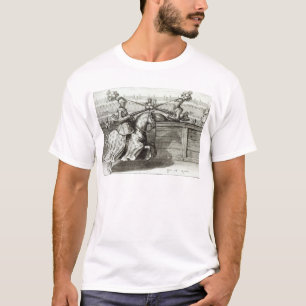 Camiseta Competiam Jousting em um quadrado