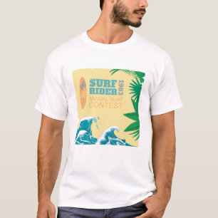 Camiseta Competição 1983 do surf do cavaleiro do surf