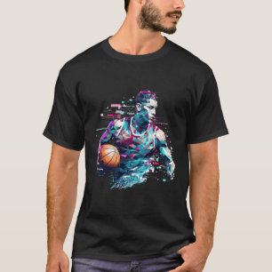Camiseta Competição de Campeão de Jogos do Jogador de Basqu