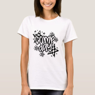 Camiseta Competição de Dia de Cheer Divertido Temporada de 