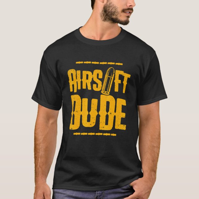 Camiseta Competição de Esporte da Equipe do Airsoft Player (Frente)