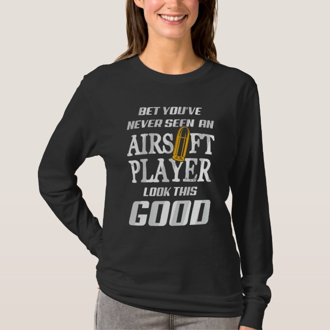 Camiseta Competição de Esporte da Equipe do Airsoft Player  (Frente)