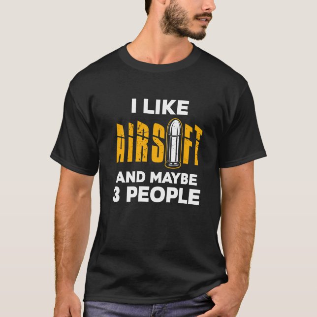 Camiseta Competição de Esporte da Equipe do Airsoft Player  (Frente)
