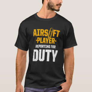 Camiseta Competição de Esporte da Equipe do Airsoft Player