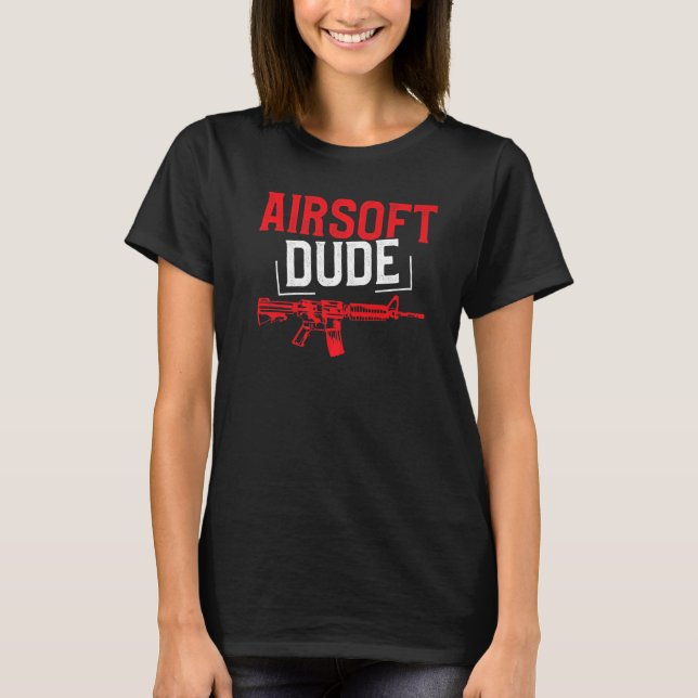 Camiseta Competição de Esportes da Equipe do Airsoft Player (Frente)