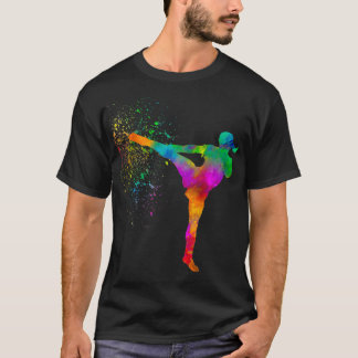 Camiseta Competição de Karate taekwondo em aquarela 10