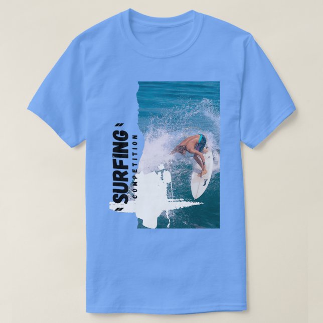 Camiseta Competição de surfe (Frente do Design)