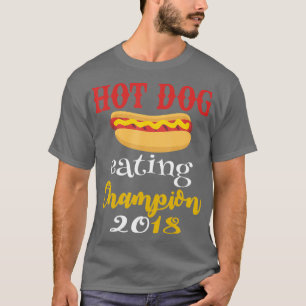 Camiseta Competição Encantadora de Comida de Cachorro Quent