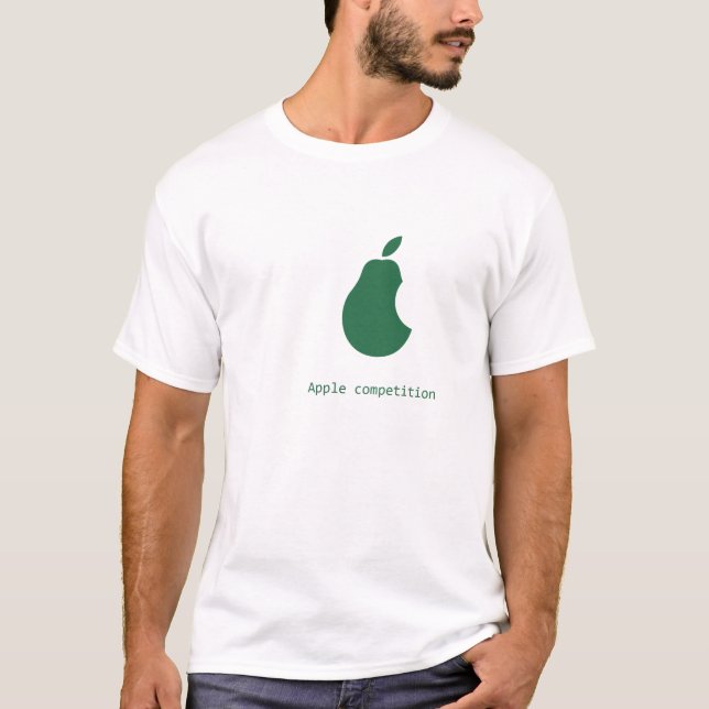Camiseta competição-pera da maçã (Frente)