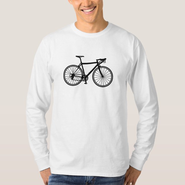 Camiseta Competindo a bicicleta (Frente)