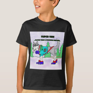 CAMISETA COMPETINDO OS DESENHOS ANIMADOS SIBERIAN
