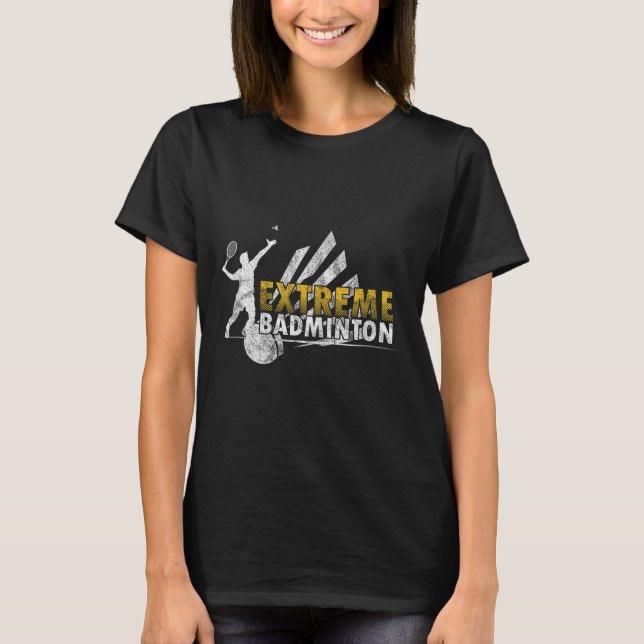 Camiseta Competitiva Extreme Badminton Game Competitive Pla (Frente)