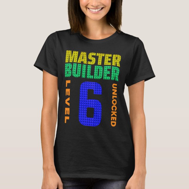 Camiseta Compilação de Aniversário de 6 do Master Builder N (Frente)