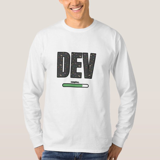 Camiseta Compilação de Desenvolvedores de Jogo - Hoodie Com (Frente)