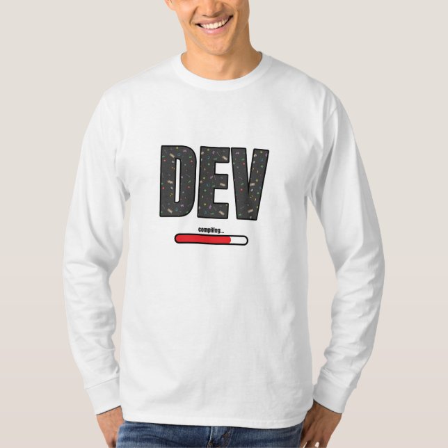 Camiseta Compilação de Desenvolvedores de Jogo - Hoodie Com (Frente)