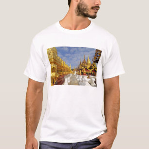 Camiseta complexo de Shwezigon Pagoda em Bagan (Pagan),