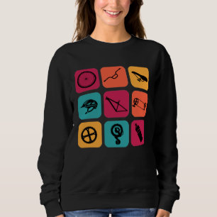 Camiseta Componentes de bicicleta antiga para ciclista