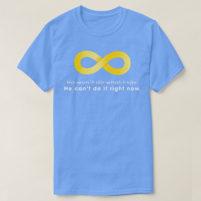 Camiseta Comportamento de Crianças Autismo Comportamentos C (Frente do Design)