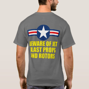 CAMISETA COMPORTAMENTO DE PROPS E ROTORISTAS DE BLAST JET