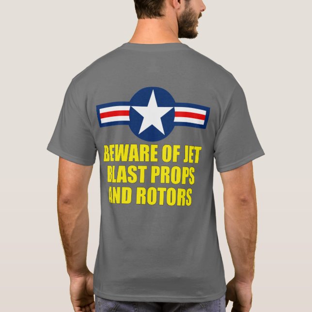 CAMISETA COMPORTAMENTO DE PROPS E ROTORISTAS DE BLAST JET (Verso)