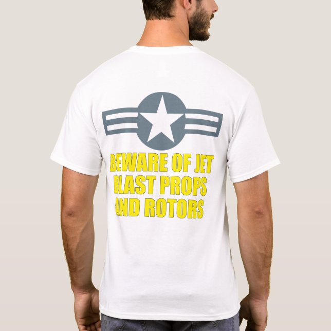CAMISETA COMPORTAMENTO DE PROPS E ROTORISTAS DE BLAST JET (Verso)
