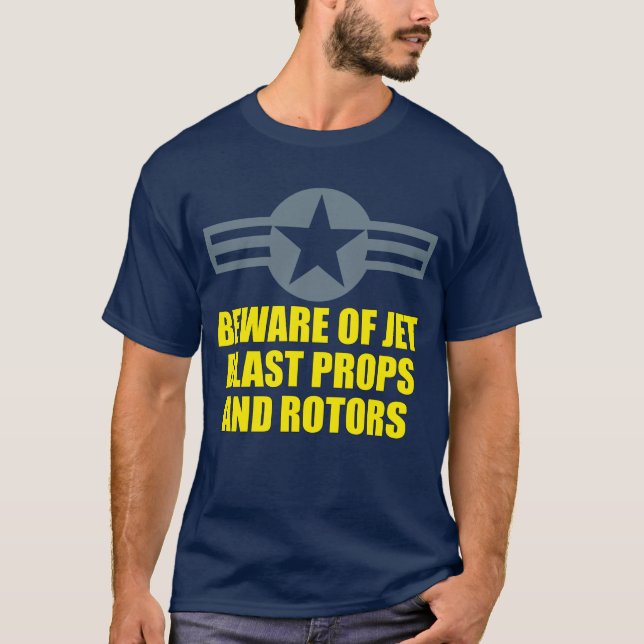 CAMISETA COMPORTAMENTO DE PROPS E ROTORISTAS DE BLAST JET (Frente)
