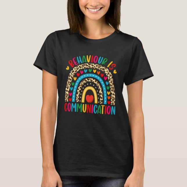 Camiseta Comportamento é Comunicação - Educação Especial EE (Frente)