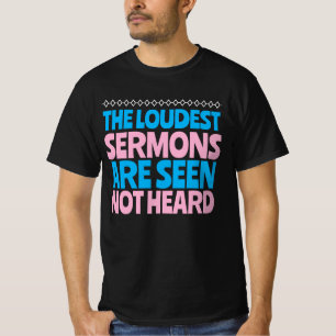 Camiseta Comportamento moral vs sermão cristão