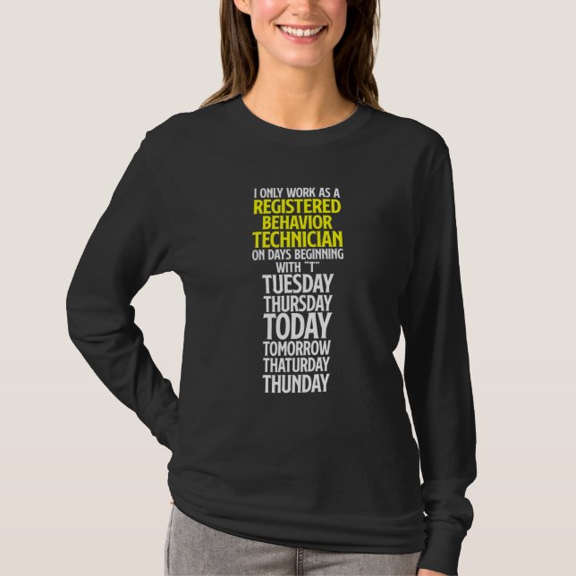 Camiseta Comportamento Técnico Comportamental RBT 1 (Frente)