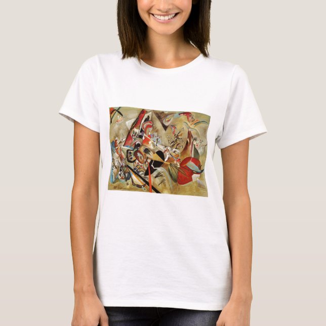 Camiseta Composição Abstrato de Kandinsky (Frente)
