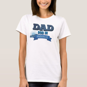 Camiseta Composição artística atraente do PROGRESSO DO PAI
