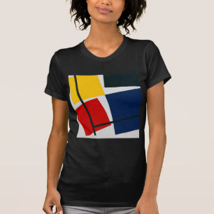 Camiseta Composição contrária simultânea Theo van Doesb
