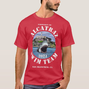 Camiseta Composição da Equipe de Escape da Ilha de Alcatraz