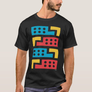 Camiseta Composição geométrica Abstrato Colorida