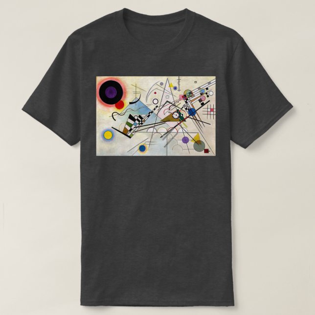 Camiseta Composition 8 by Vasily Kandinsky (Frente do Design)